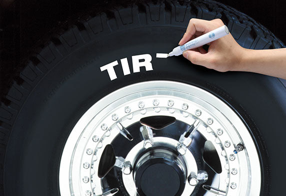Tire Marker White – Felt-Tip Tire Lettering Paint Pen