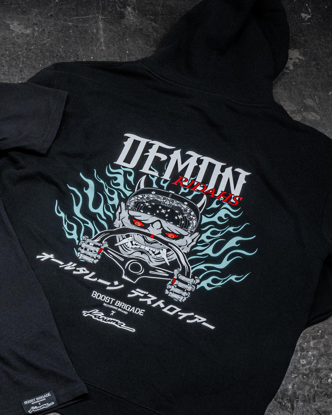 DEMON RIDAHS PULLOVER HOODIE