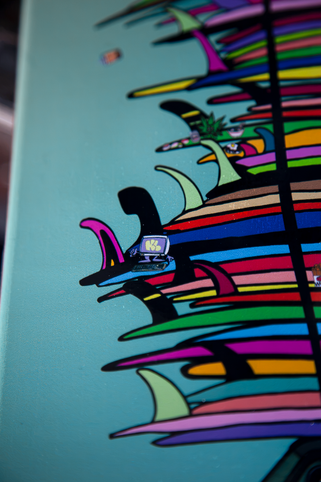 IN4MATION X KARUMA SURF STACK SKATEBOARD DECK