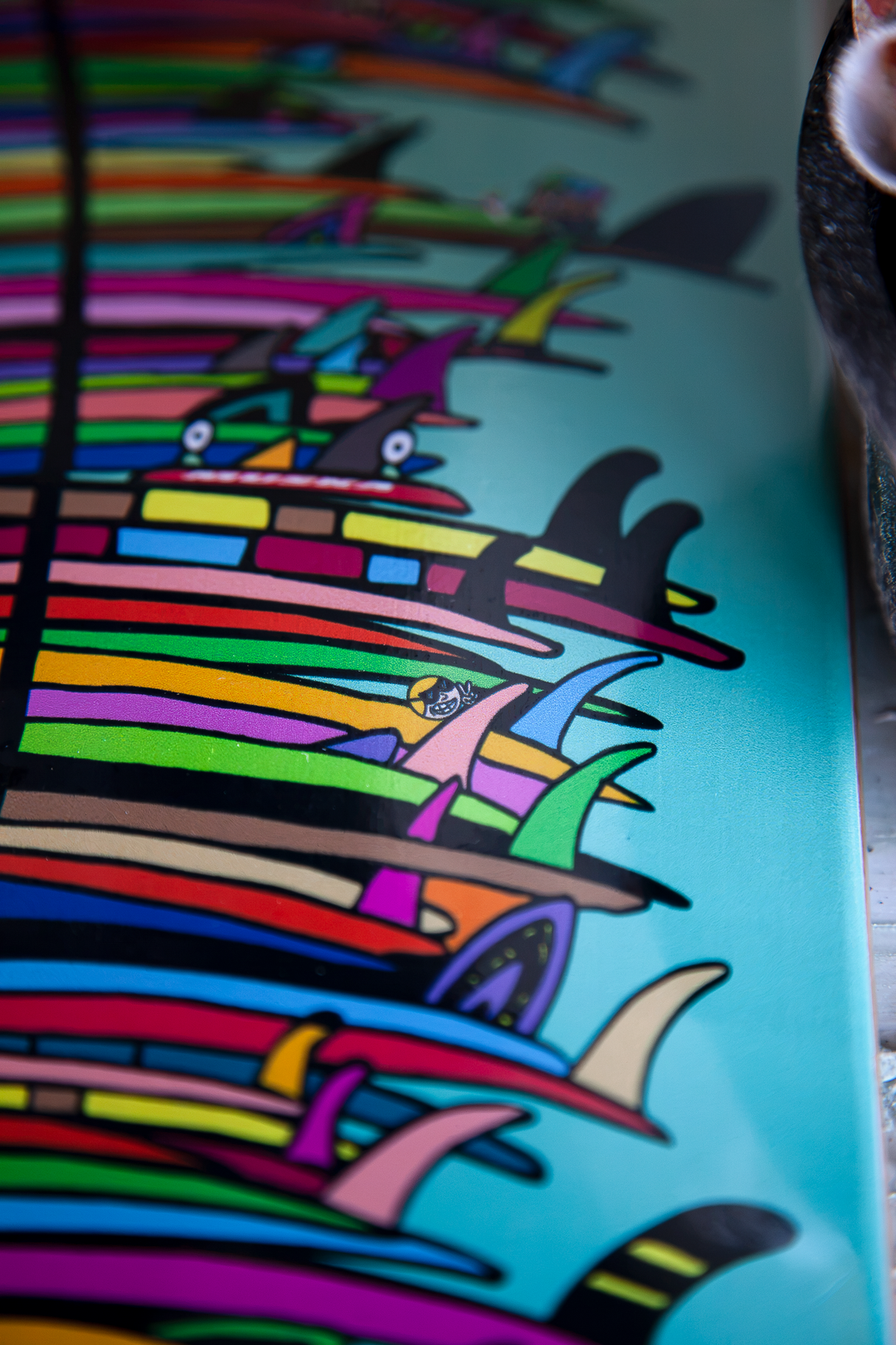 IN4MATION X KARUMA SURF STACK SKATEBOARD DECK