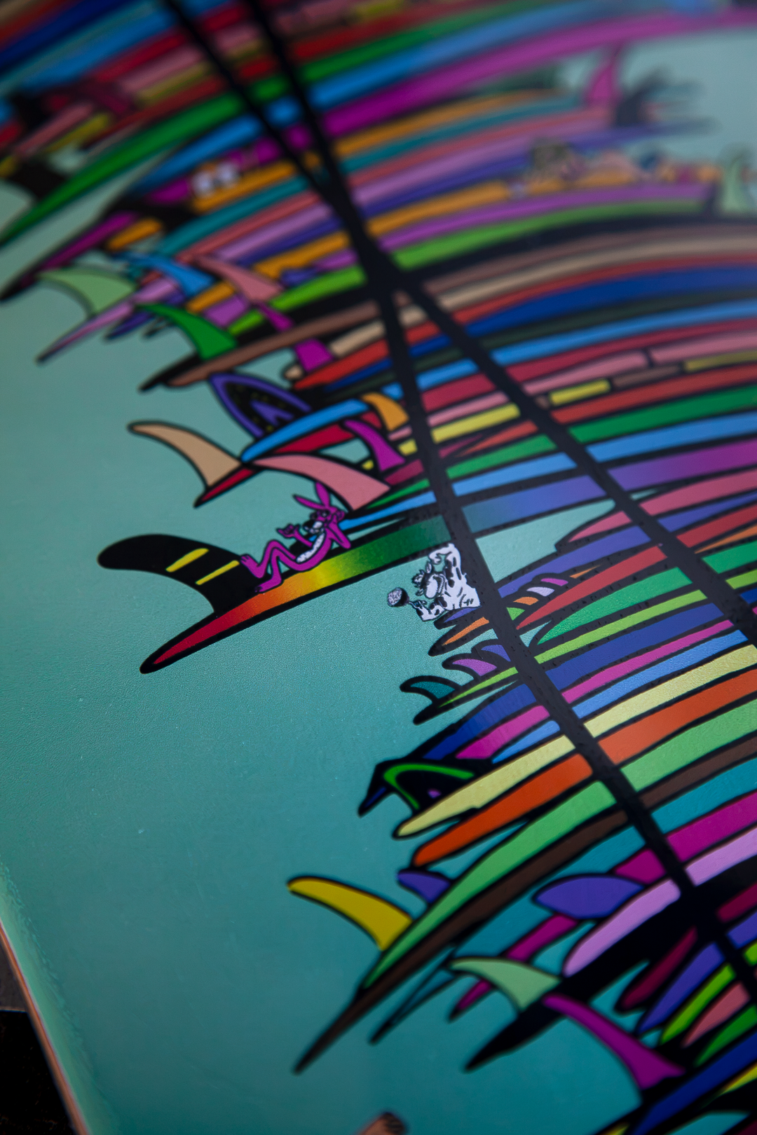 IN4MATION X KARUMA SURF STACK SKATEBOARD DECK