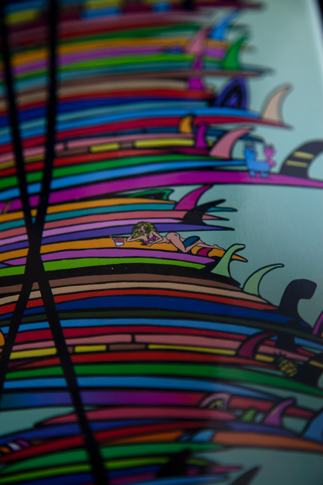 IN4MATION X KARUMA SURF STACK SKATEBOARD DECK