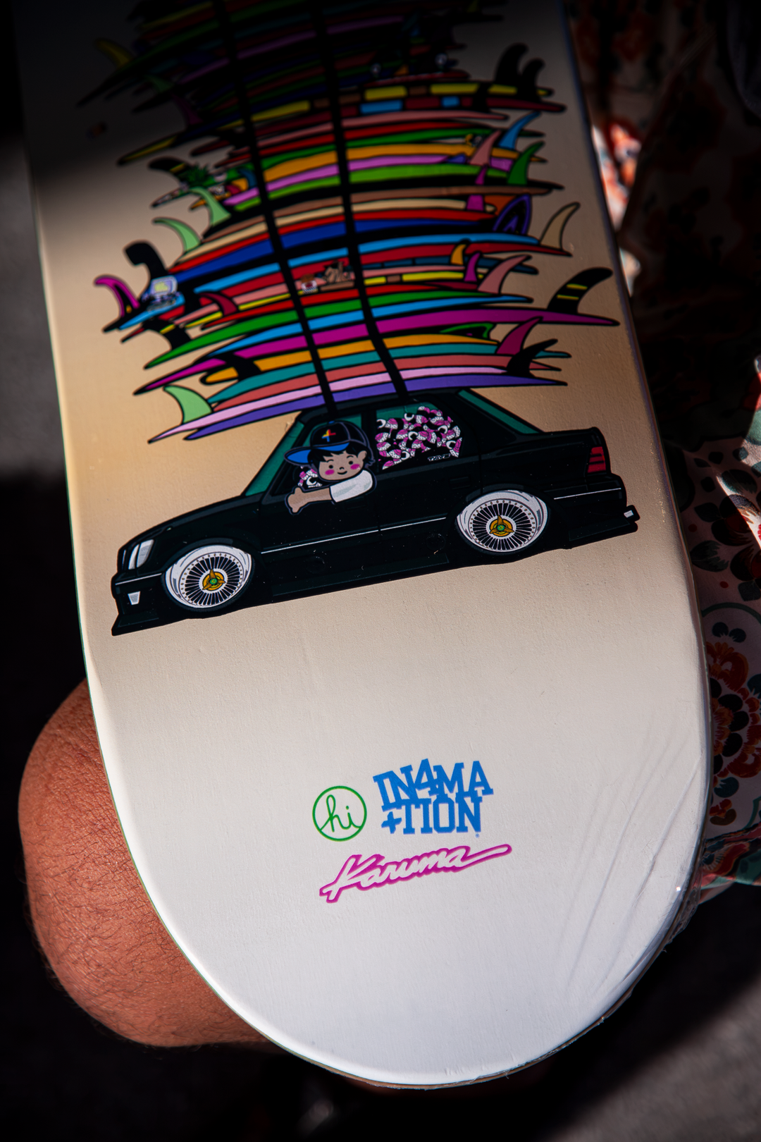 IN4MATION X KARUMA SURF STACK SKATEBOARD DECK