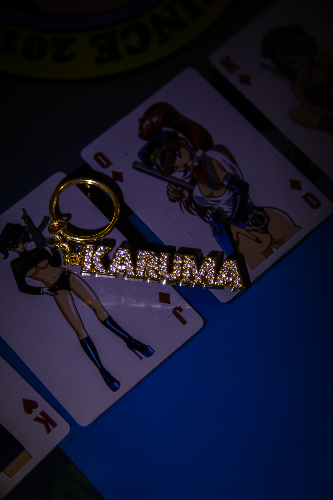 PAVÉ PIECE KEYCHAIN